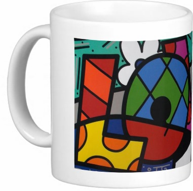 Coleção Romero Brito caneca 010