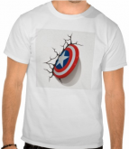 Camiseta Escudo Capitão América 3D