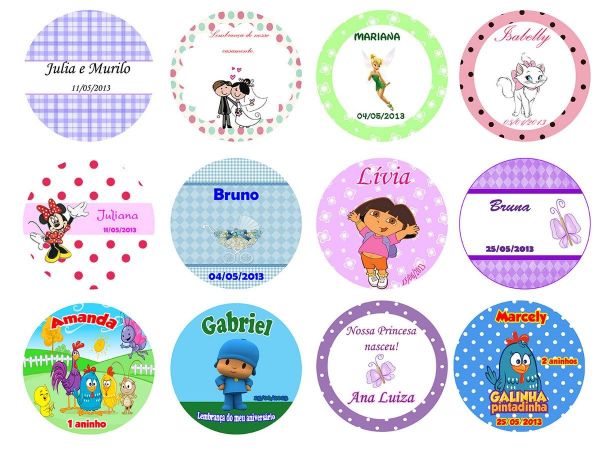 Latinhas Personalizadas Sem balinhas + Brinde