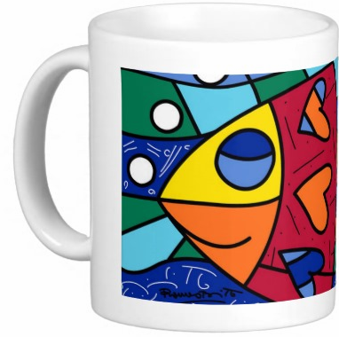 Coleção Romero Brito caneca 008